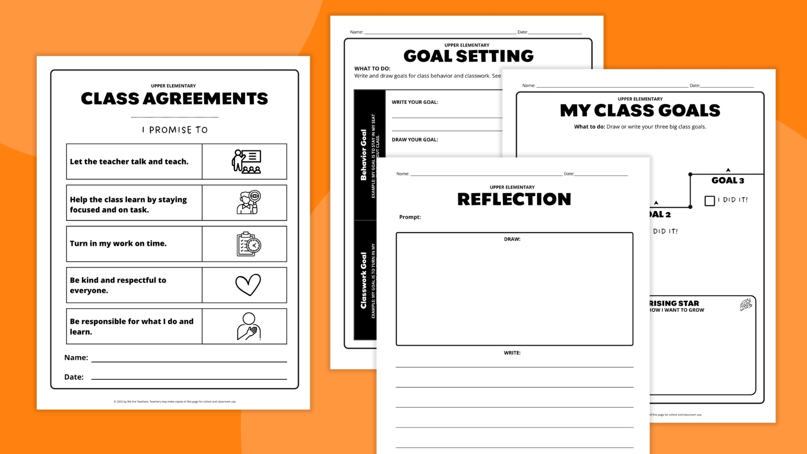 Behavior Contract and Classroom Agreements Bundle - Image 2