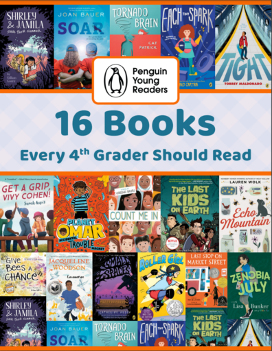 Covers of books for 4th graders