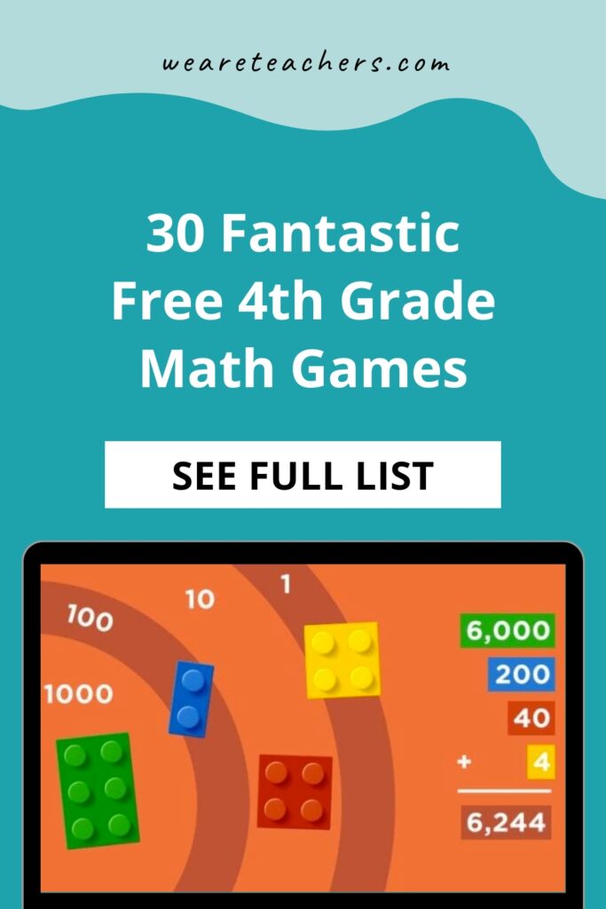 Give fourth grade math students the practice they need with Fraction Pictionary, Place Value Yahtzee, Geometry Bingo, and more!