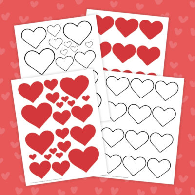 Free Printable Heart Bundle