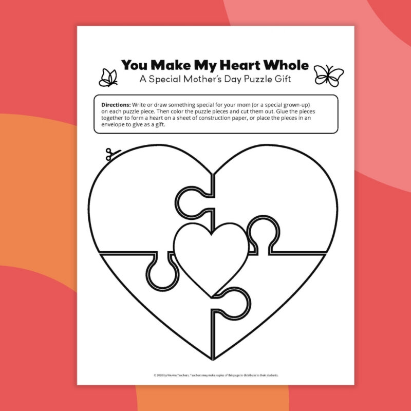 one printable image for Mother's Day