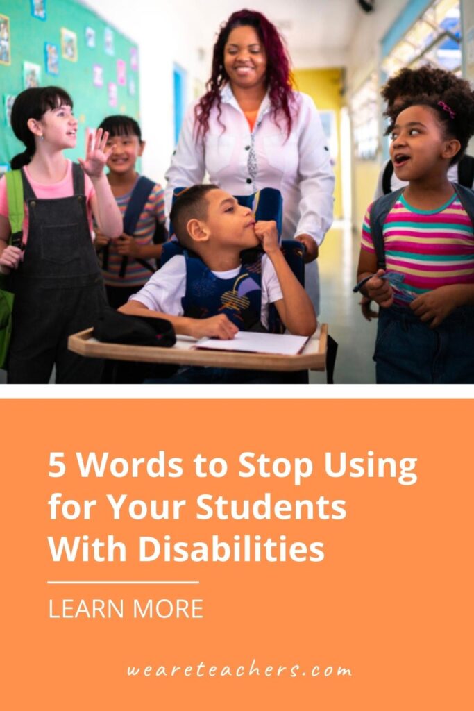 Looking for more inclusive language for students with disabilities? We have 5 terms we recommend swapping out and why.