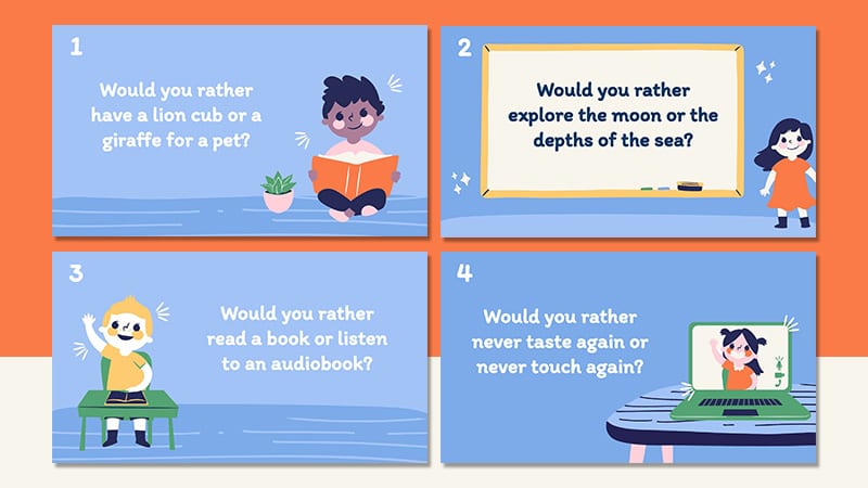250+ Best Would You Rather Questions for Kids