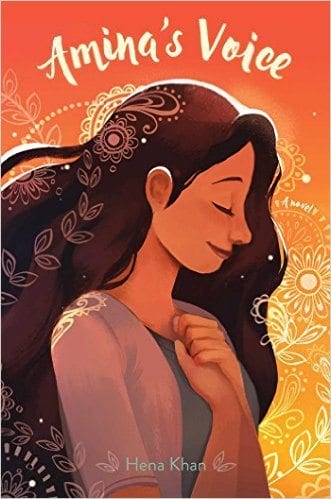 Book cover for Amina's Voice as an example of social justice books for kids