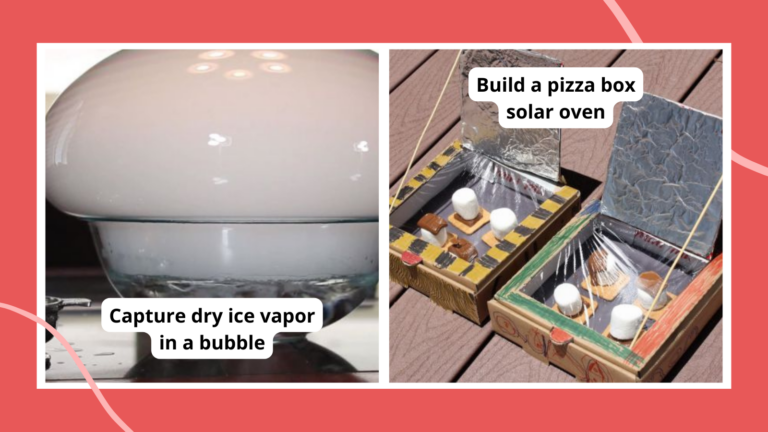 5th grade science projects including dry ice vapor and pizza box solar oven