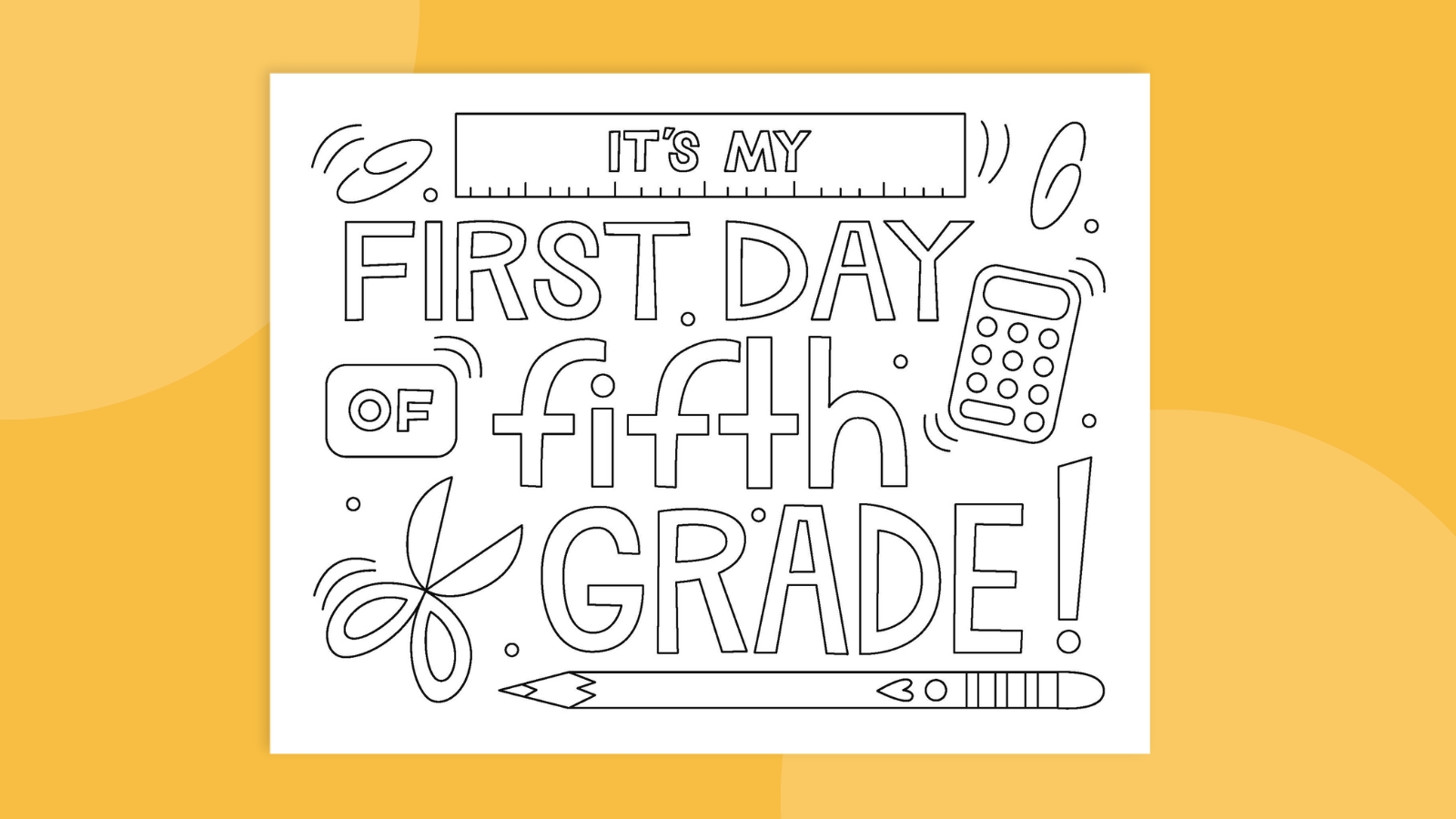 Fun First-Day-of-School Worksheets (Free Printables)