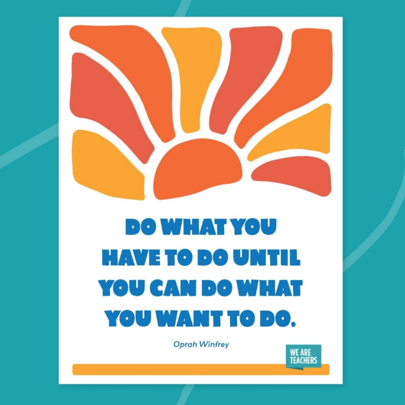 Inspirational end of year quotes- by Oprah Winfry