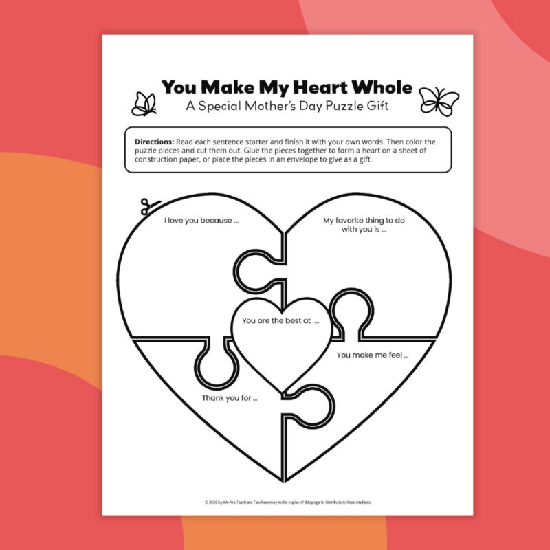 one printable image for Mother's Day