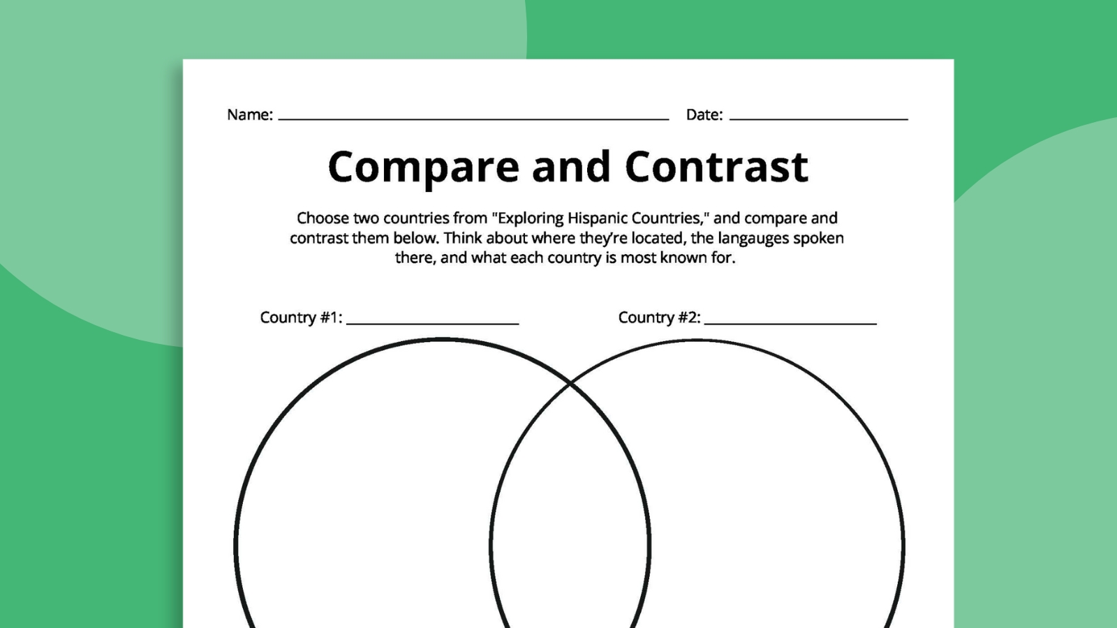 Compare and Contrast