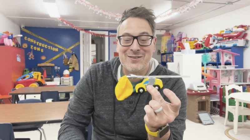 easy science experiment for kids: balloon car