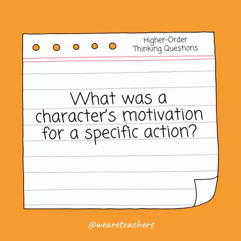 70 Higher-Order Thinking Questions and Stems + Free Printable