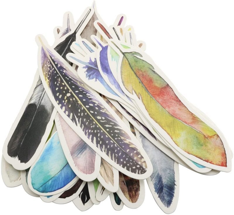 23 Items Every Middle School ELA Classroom Needs Feather shaped bookmarks