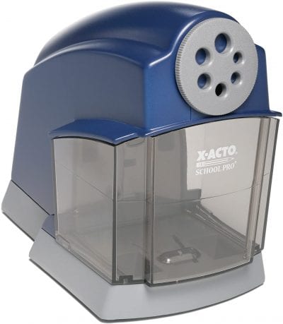 Electric pencil sharpener for classroom