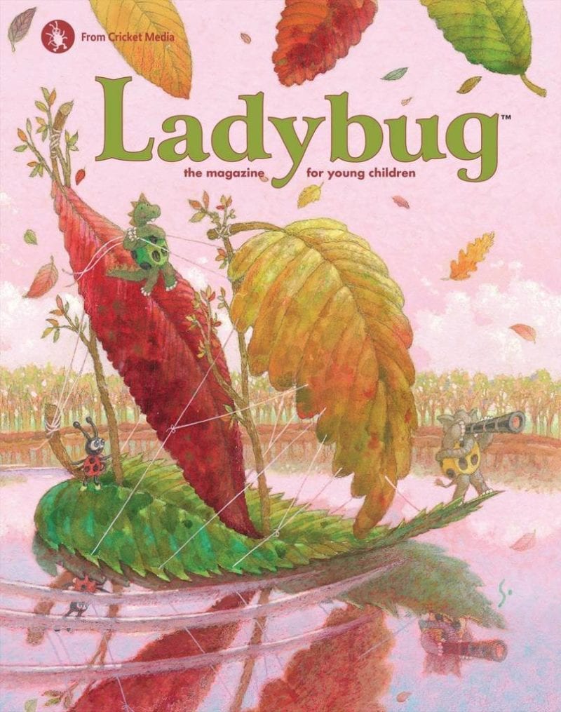 Sample issue of Ladybug magazine as an example of best magazines for kids