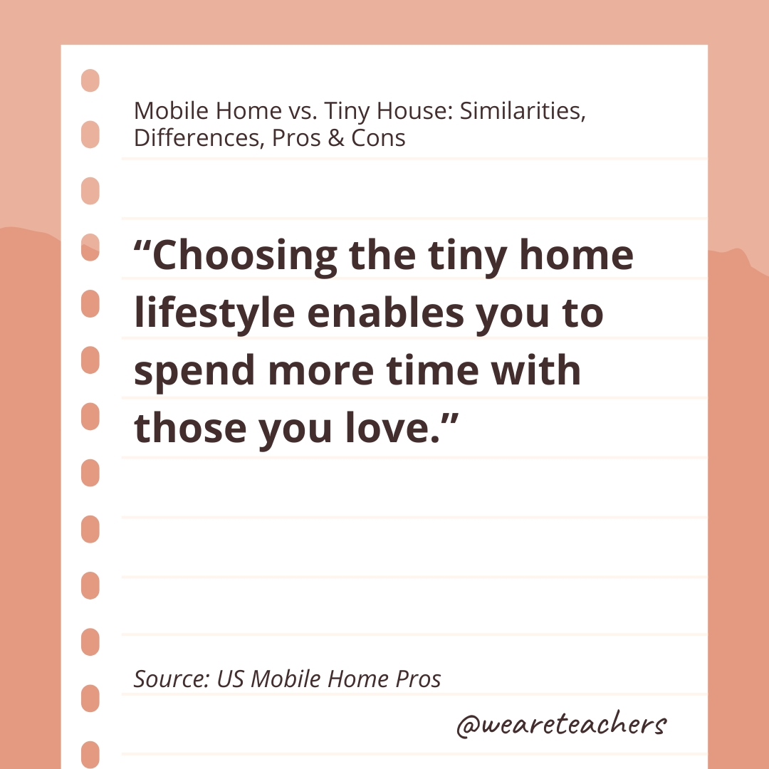 Mobile Home vs. Tiny House: Similarities, Differences, Pros & Cons