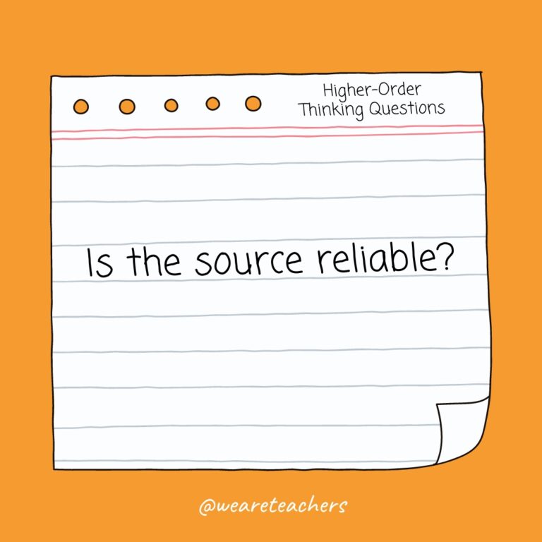 70 Higher-Order Thinking Questions and Stems + Free Printable