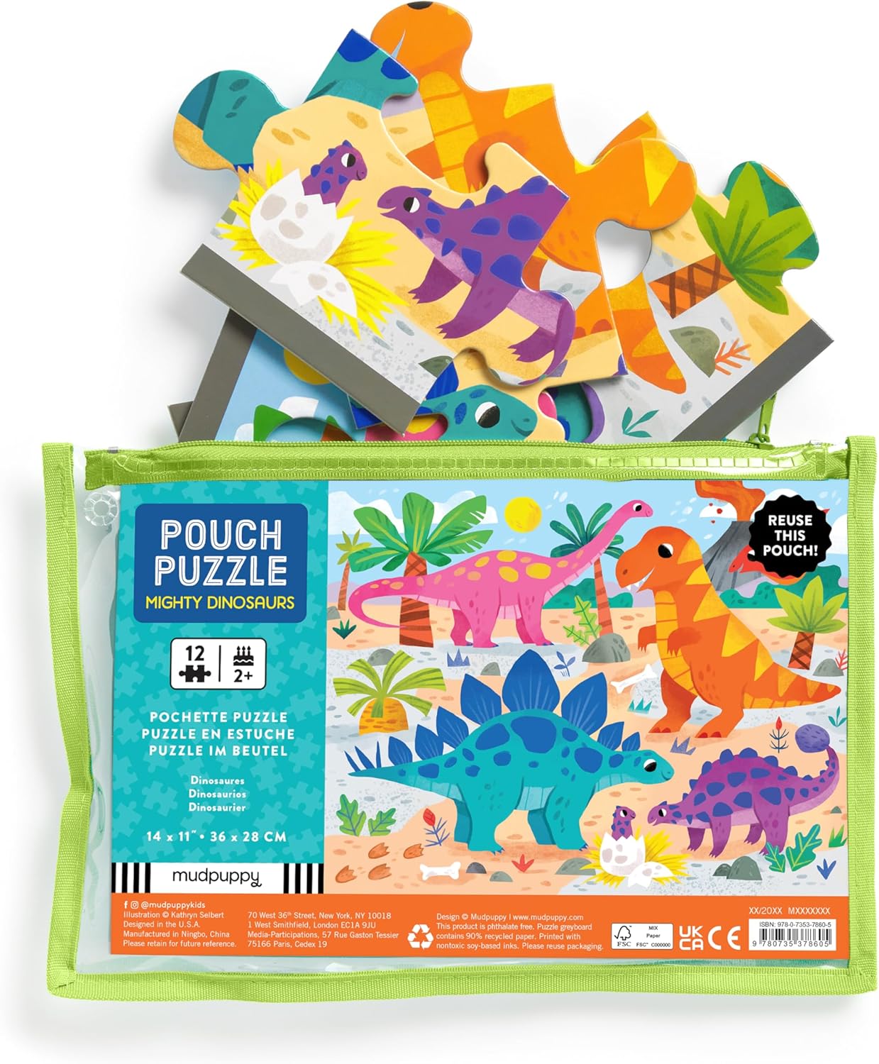 dinosaur 12 piece puzzle