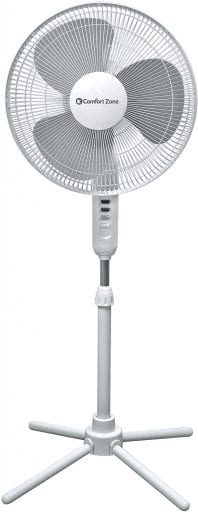 Tall oscillating fan
