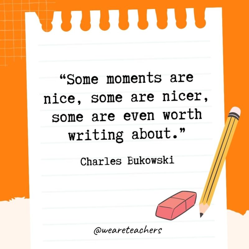 Some moments are nice, some are nicer, some are even worth writing about.