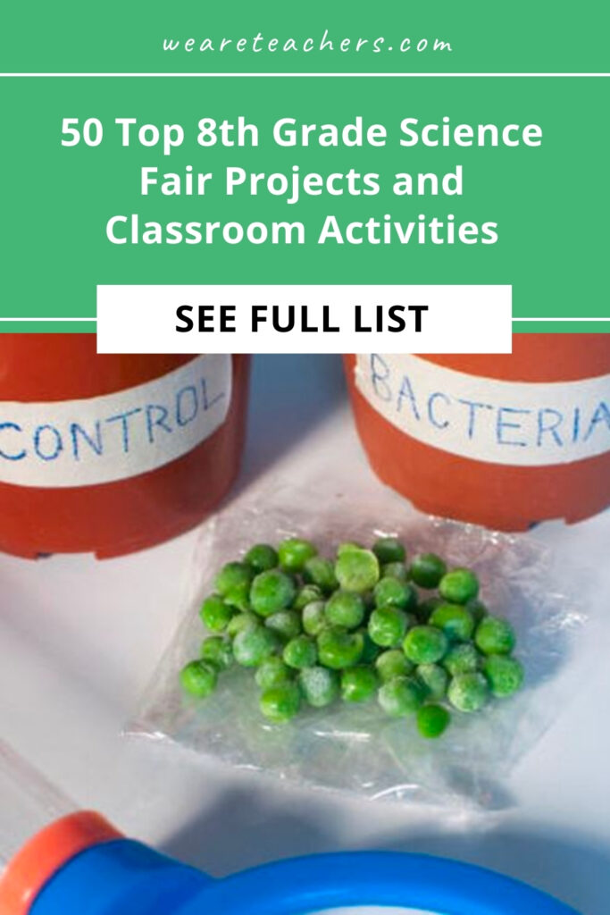 Find engaging 8th grade science fair projects, including plenty of easy options, plus fun demos, experiments, and hands-on activities.