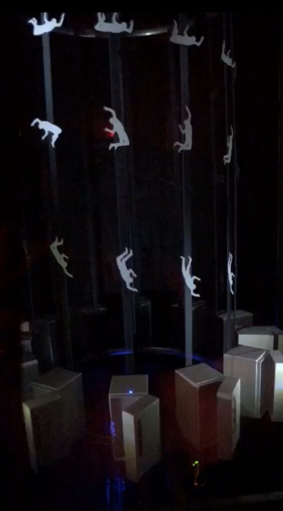 an image of an 8th grade science fair experiment showcasing how lightening works