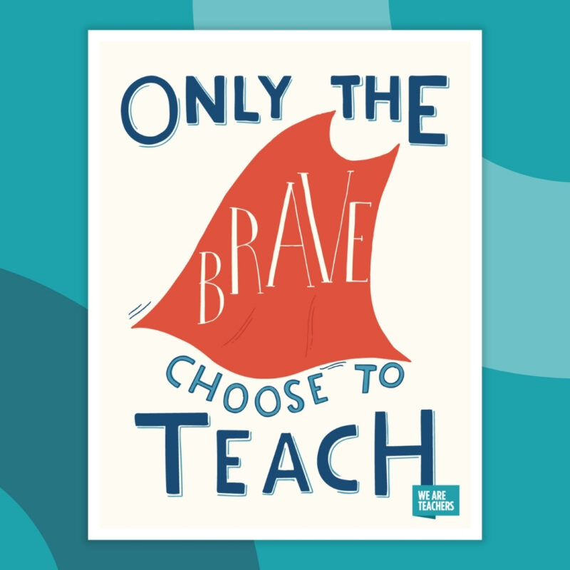 teacher-poster-7 only the brave choose to teach
