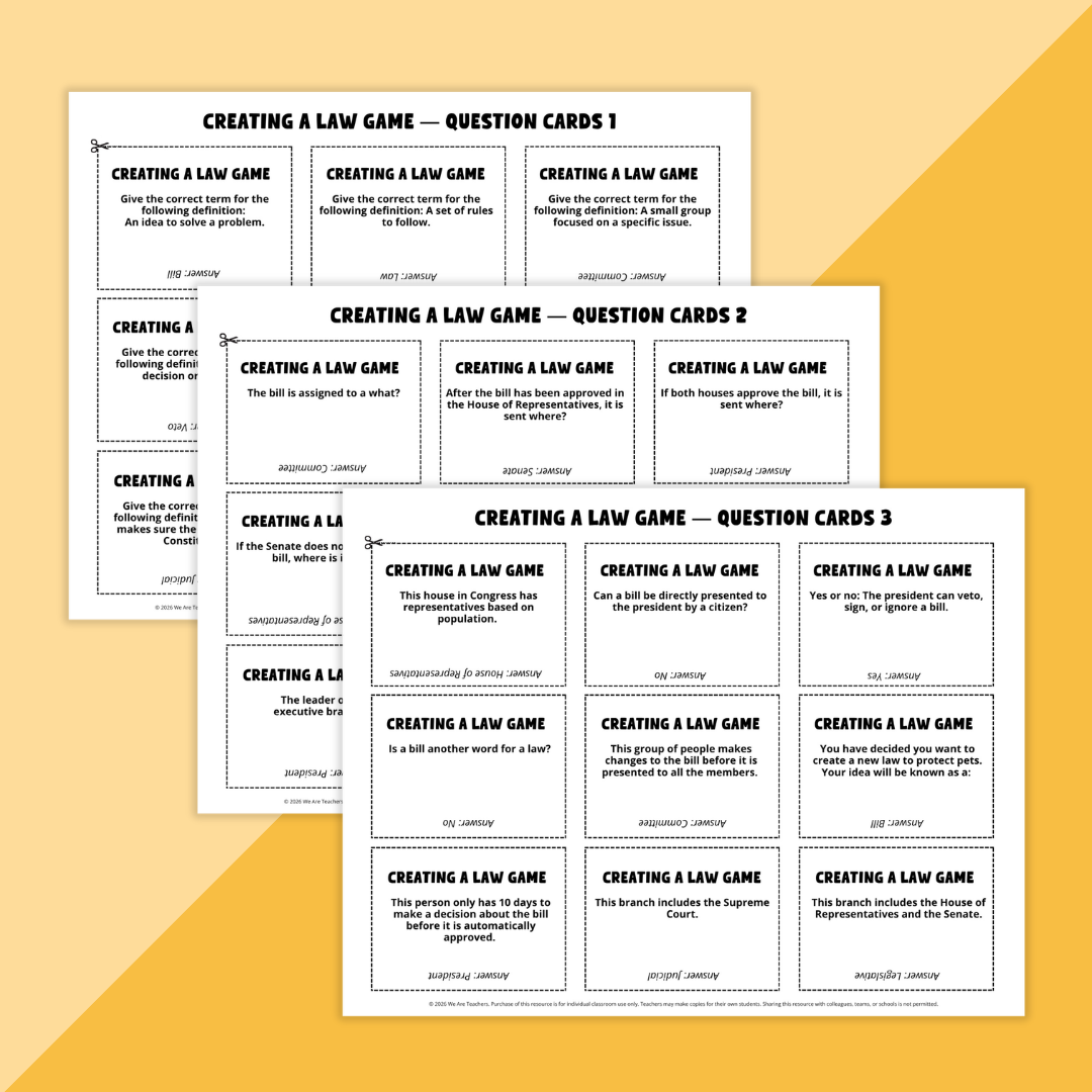 How a Bill Becomes a Law Worksheet & Activity Bundle - Image 5