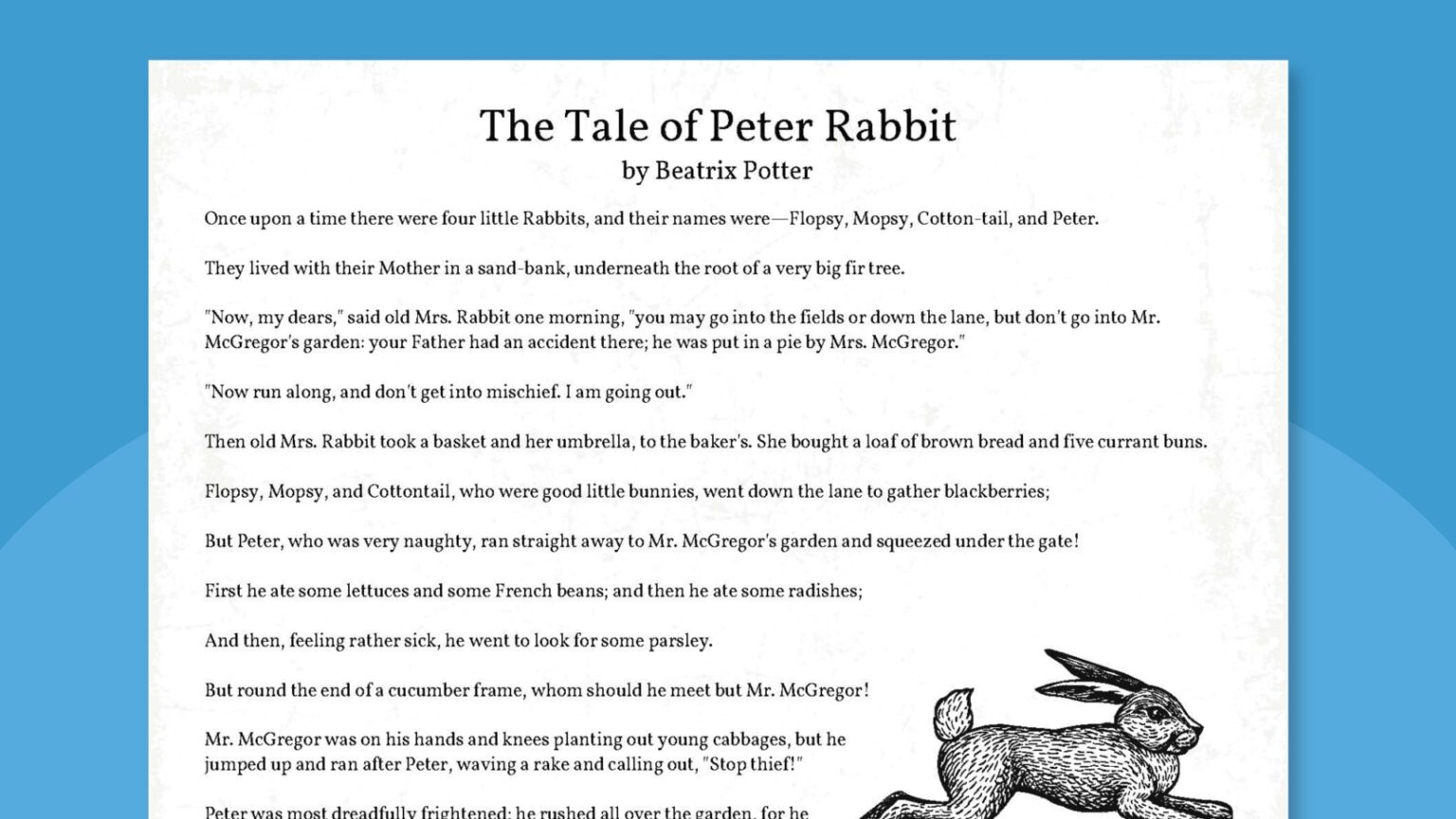 The Rabbit Department 51 Irresistible Short Stories for Kids (Read Them All for Free ...