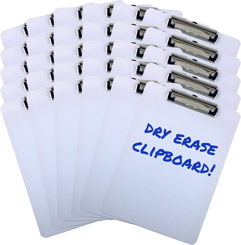 23 Items Every Middle School ELA Classroom Needs Dry erase clipboards for ELA classrooms