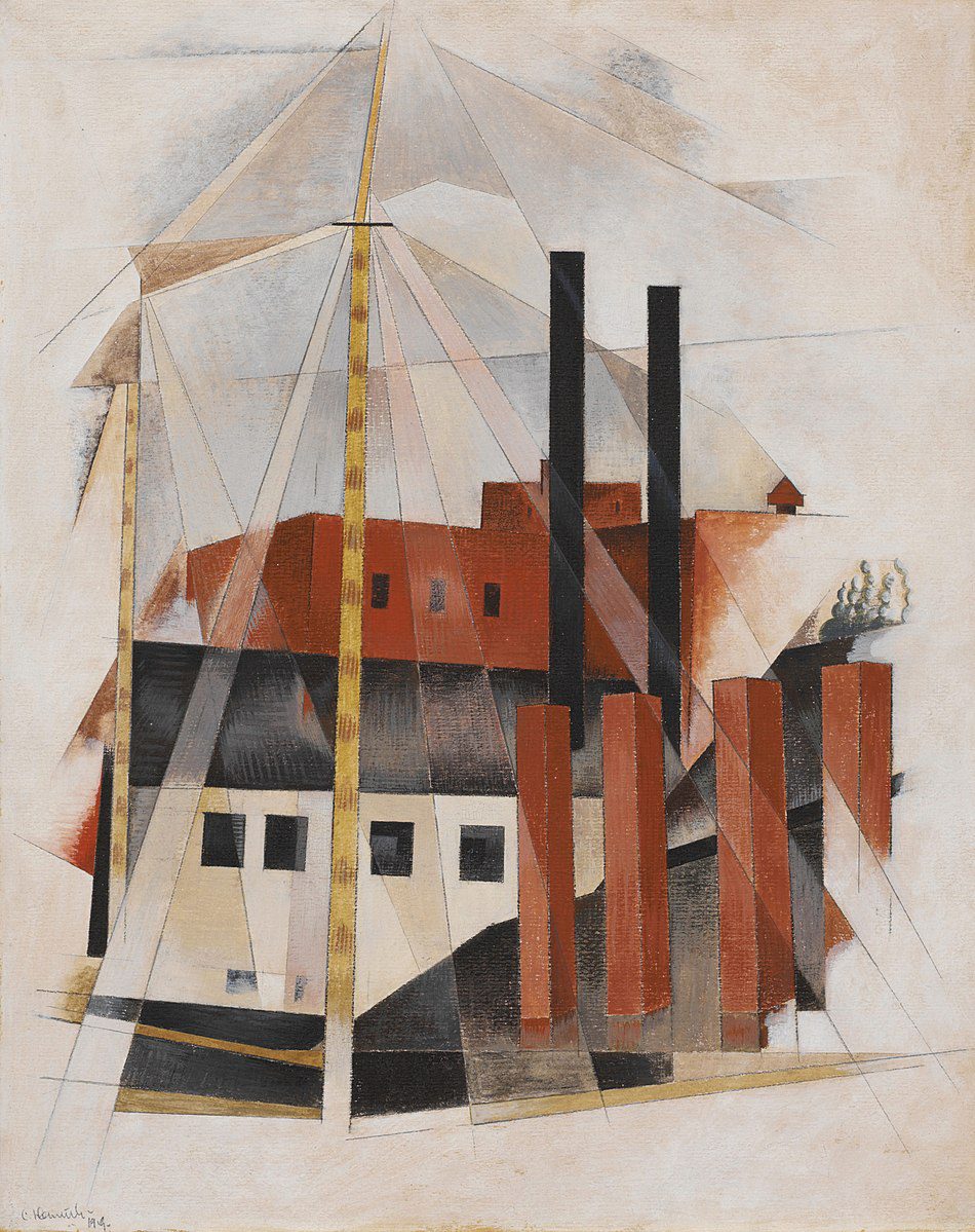 Charles Demuth painting of a ship