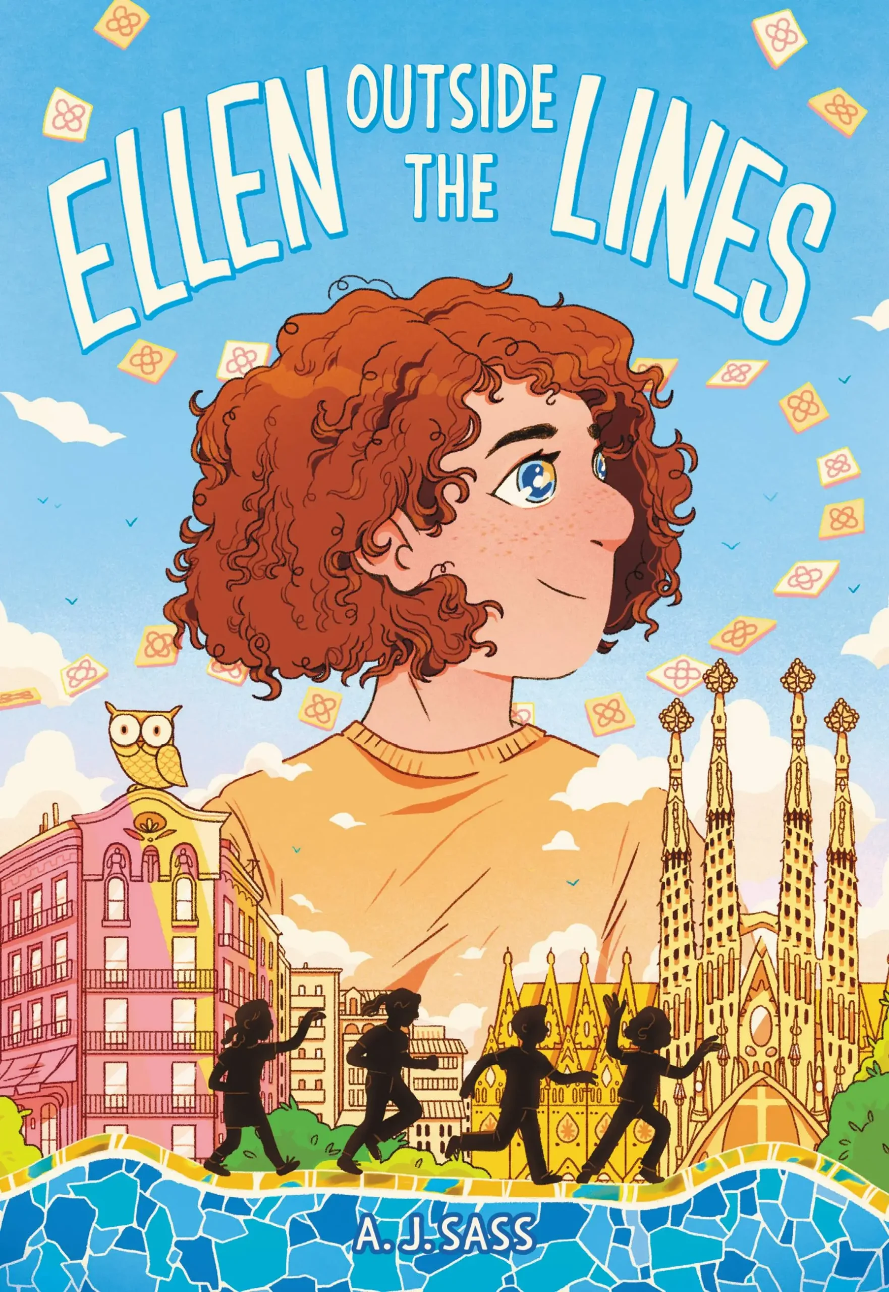 Ellen Outside The Lines by A.J. Sass - middle school books 