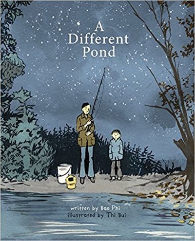 Book cover for A Different Pond as an example of second grade books