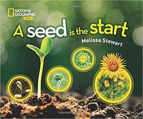 Book cover for A Seed is the Start to teach plant life cycle