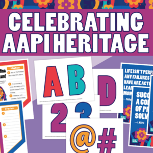 Feature image from the AAPI Heritage Month Bulletin Board Kit.