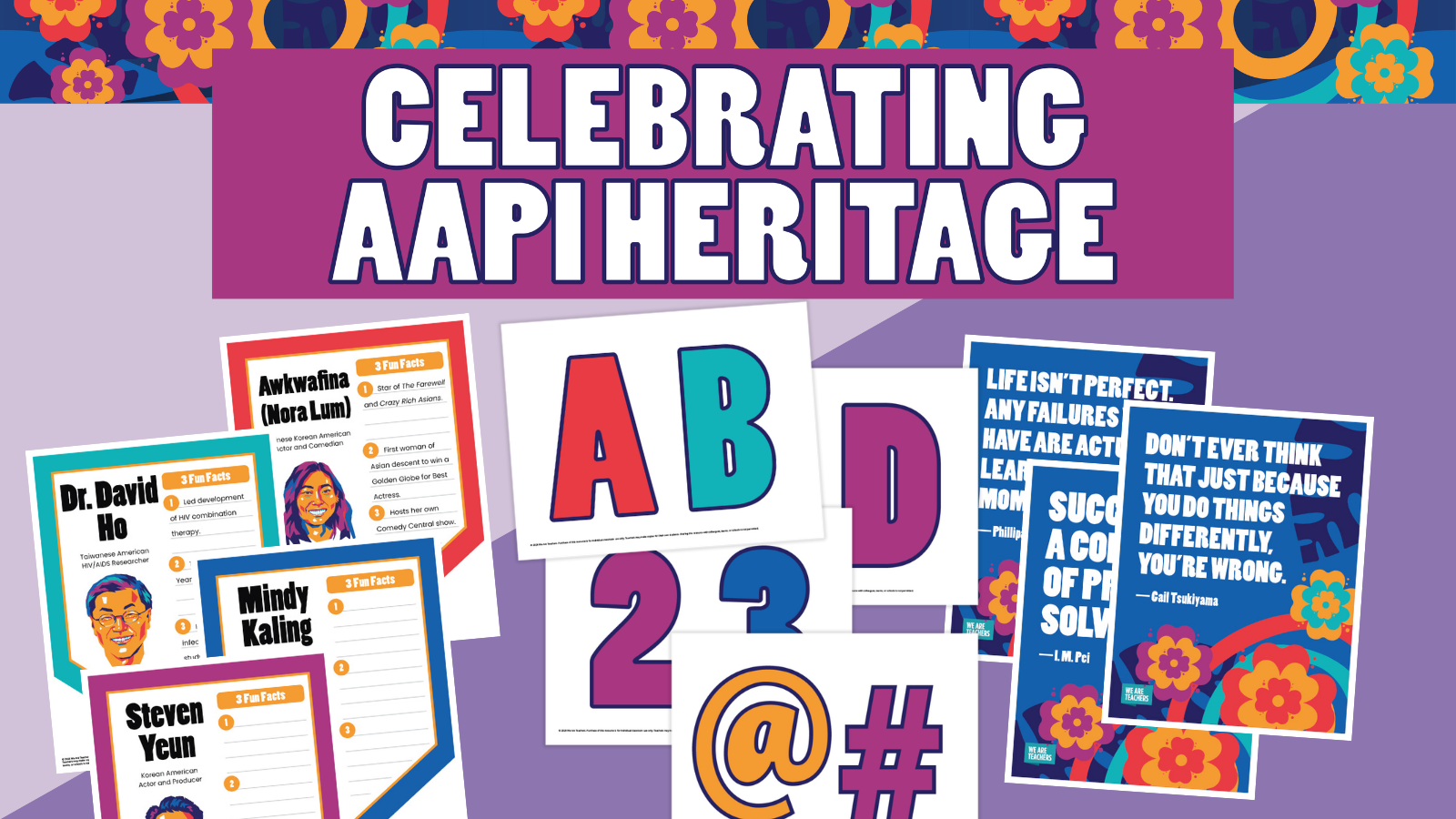 Feature image from the AAPI Heritage Month Bulletin Board Kit.
