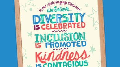 ACTFL Diversity and Inclusion Poster