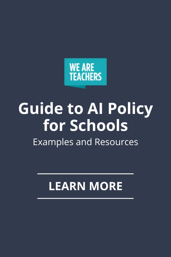 Worried about ChatGPT and other AI programs? Find tips, resources, and AI policy examples for schools to help you create your own.