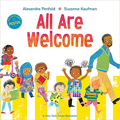 Book cover for All Are Welcome as an example of kindergarten books
