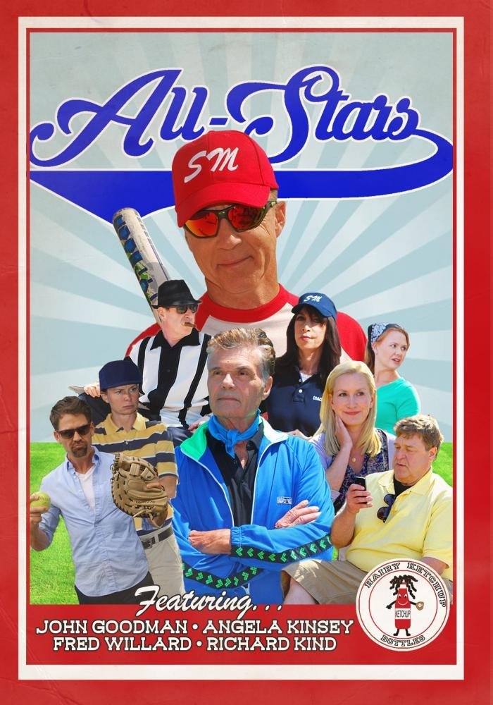 Cover of All Stars DVD as an example of baseball movies for kids
