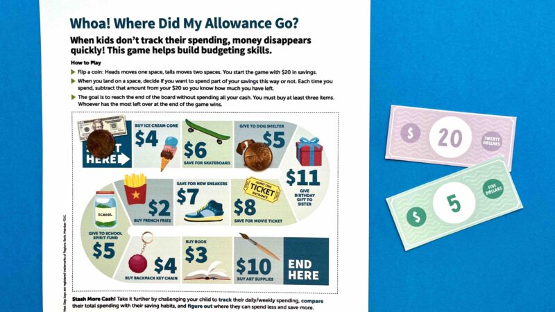 Allowance Math Game Have Your Students Play This Allowance Game at Home