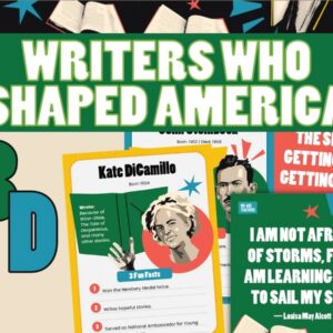 Feature image of the American Authors Bulletin Board Kit.