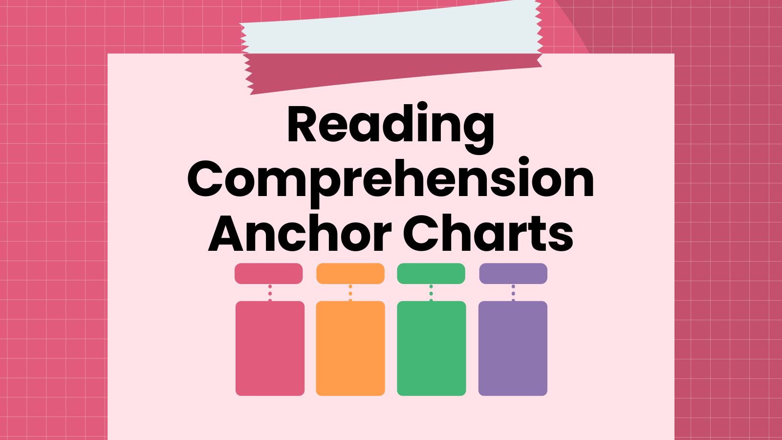 Reading Comprehension Anchor Charts