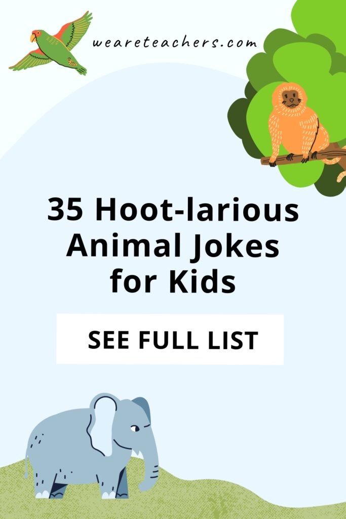 All kids love a good joke! Share one of these animal jokes for kids with your students on test days or any days!