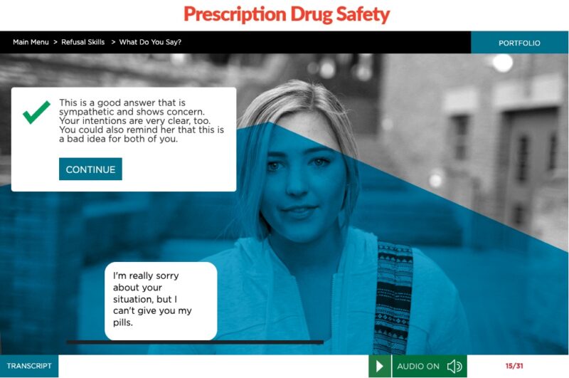 Answer From EVERFI Drug Safety Program