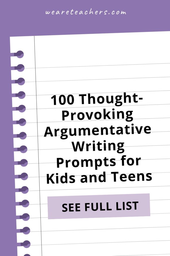 Use these thought-provoking argumentative essay topics to teach students to write well-researched and convincing compositions.