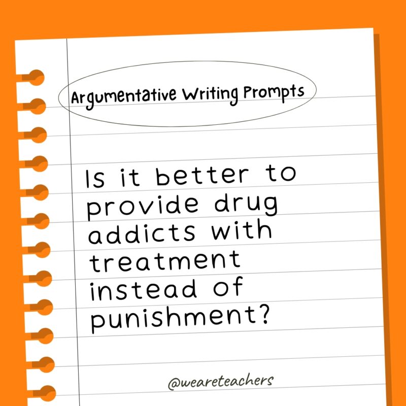 Is it better to provide drug addicts with treatment instead of punishment?