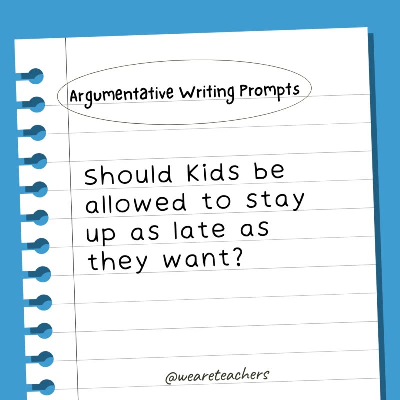 Argumentative Essay Topics For Kids