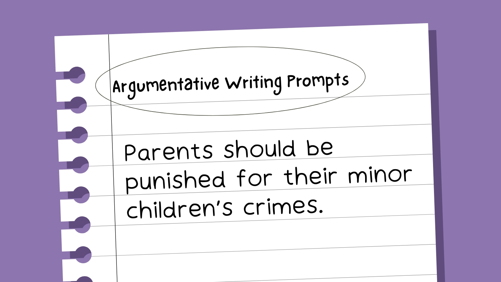 Argumentative Writing Prompts Feature