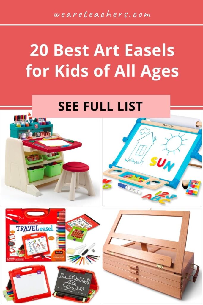 Check out some of our favorite art easels for kids, including table-top and full-size options for kids of all ages and abilities.
