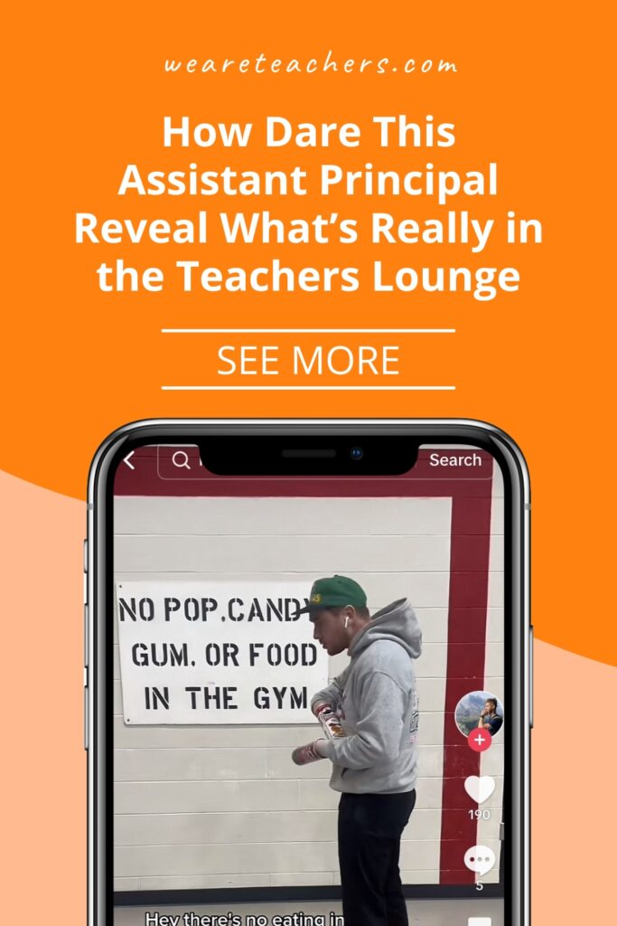 The teachers lounge has been revealed in a shocking new TikTok video from a popular vice principal. Here are the deets.